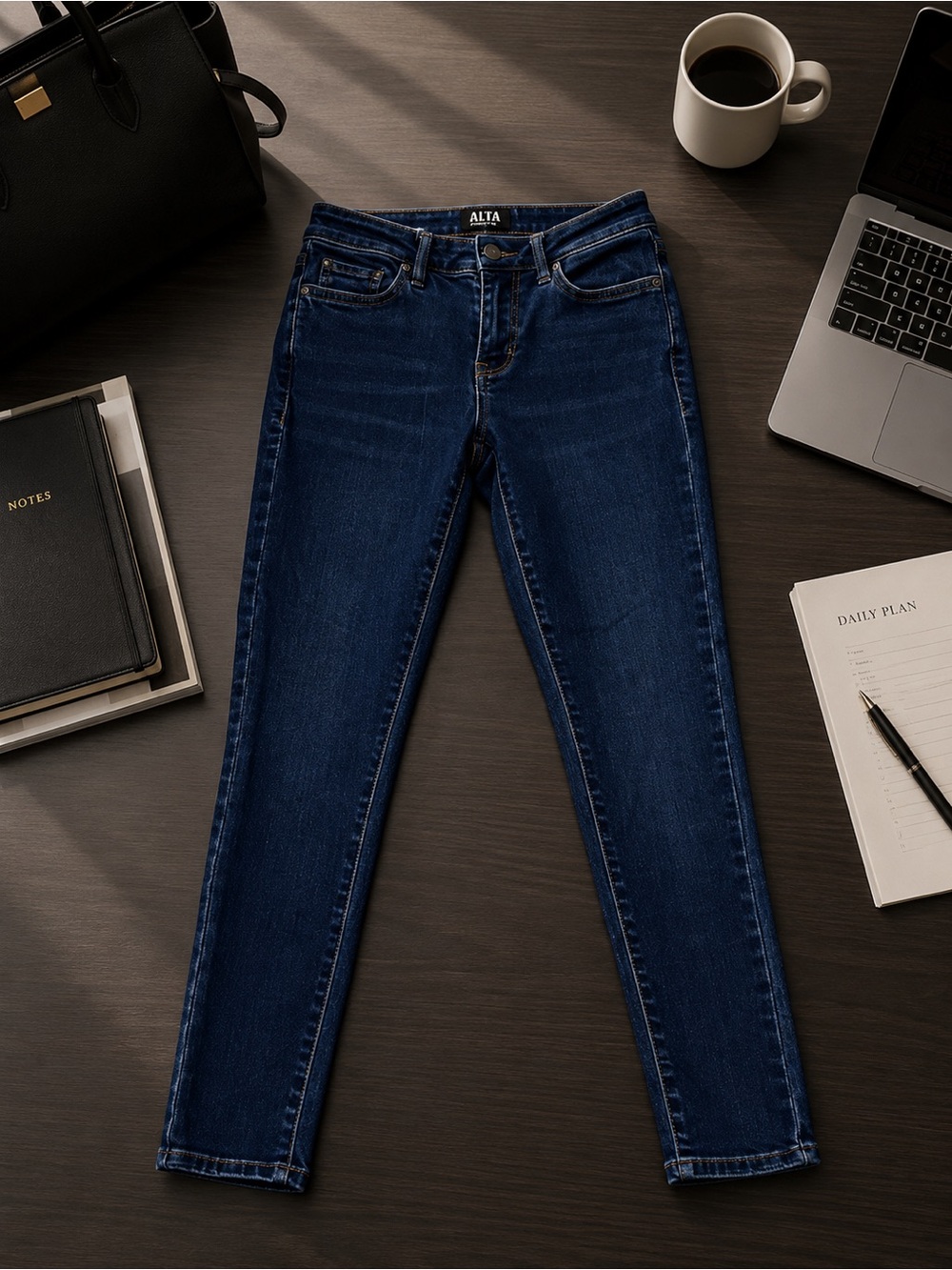 a.n.a Dark Navy Skinny Jeggings